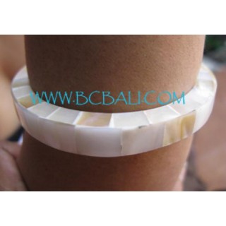 White Pearls Bangles