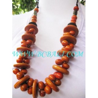 Bali Seeds Beads Wood Necklaces