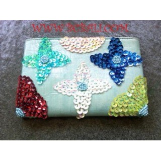 Multi Color Beads Purses