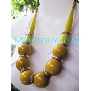 Casual Wooden Necklaces