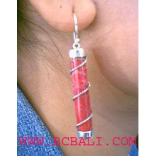 Gemstone Red Coral Silver