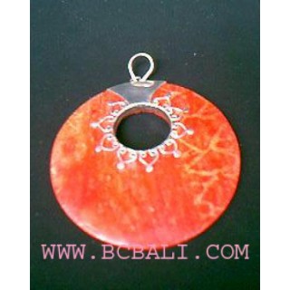 Gemstone Red Coral Silver