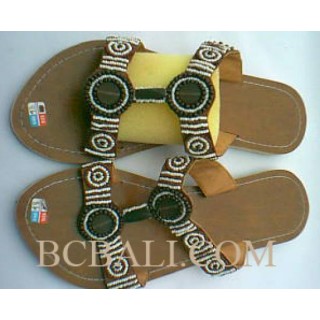 Sandals With Beads