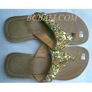 Sandals With Beads