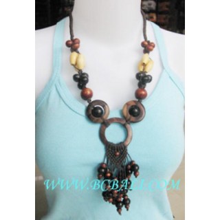 Exotic Wood Necklace Design