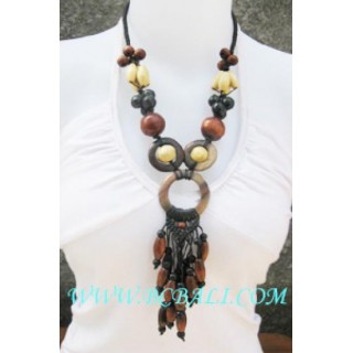 Organic Wooden Necklace Handmade