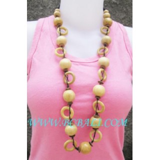 Wood Necklace for Ladies