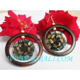 Bali Hand Crafted Woods Earring