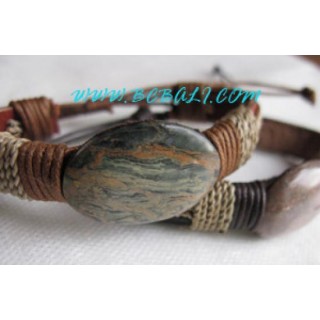 Stone Original Leather Bracelets