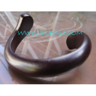 Black Wooden Bangles Jewelry