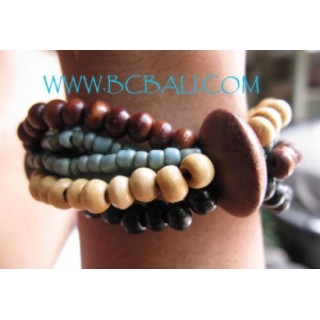 Bracelets Beading Woods