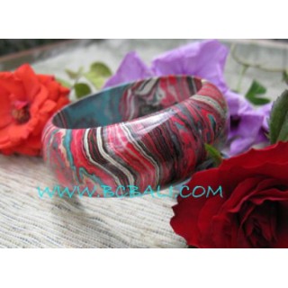 Fashion Bangle Wooden Color