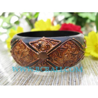 Hand Painted Bangle Wooden