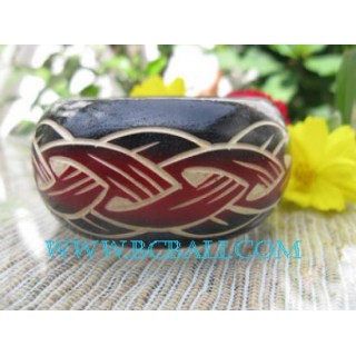 Large Bangles Carving Jewelry