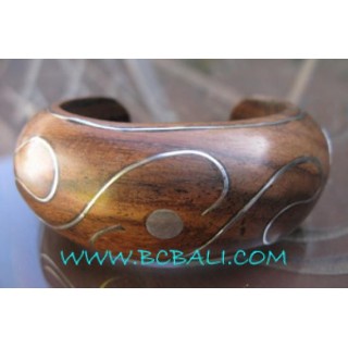 New Bangles Wooden Stainless Steel