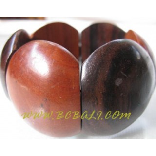 Oval Wooden Bracelets