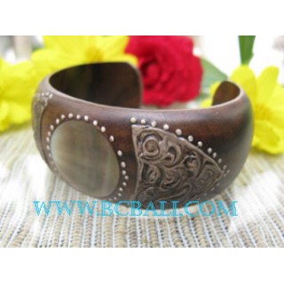 Sono Wooden Shell Bangles