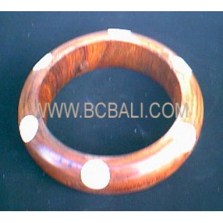 Teak Wood Shells Bracelets