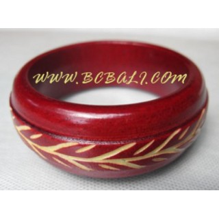 Wood Carved Bangle