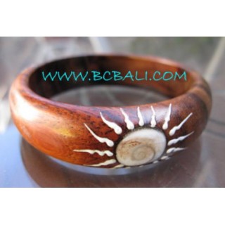 Wooden Bangles Nautilus Jewelry