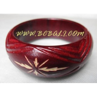 Wooden Carved Bangle