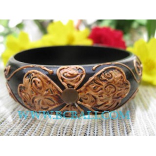 Wooden Hand Painted Bangles