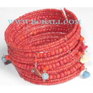 Beaded Jewelry Coral Bracelets