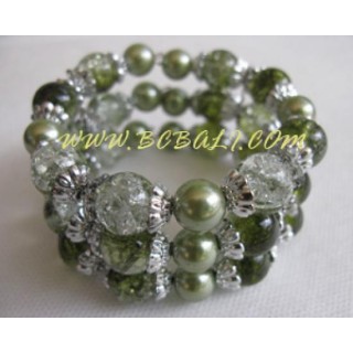 Beaded Metal Bracelet