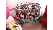 Woman Beads Bracelets Handmade