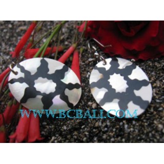 Bali Shell Tattoo Earrings