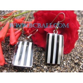 Bali Steel Shell Earrings