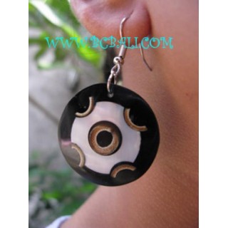 Bamboo With Shells Earring