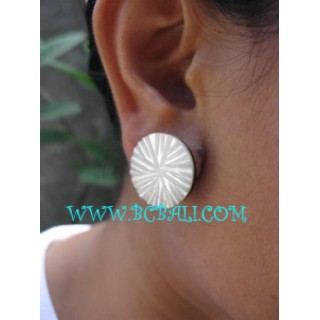 Carved Shells Earring Bali