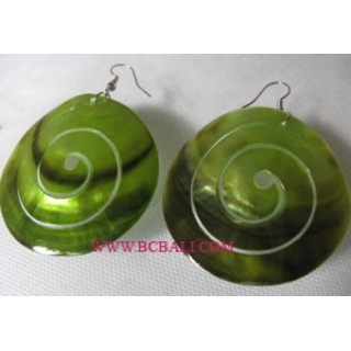 Carved Shells Earrings