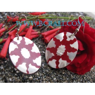 Design Tattoo Shell Earrings