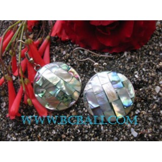 Earring Paua Shell Steel