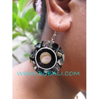 Ladies Night Earring Shells Paua