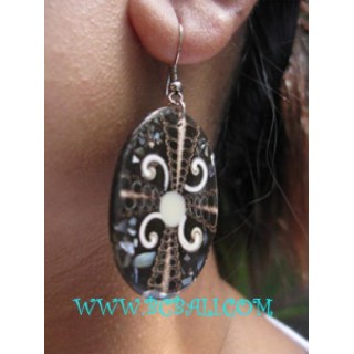 Ladies Seashells Earring Moka