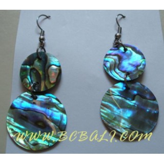 Pearl Abalone Paua Earring