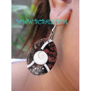 Resin Shells Nautilus Earrings Fashion