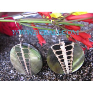 Shell Coral Earrings Hook