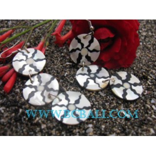 Shell Tattoo Earrings Triple