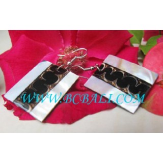 Square Shell Earrings