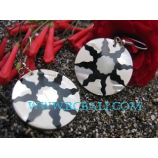 Tattoo Shell Pearl Earrings