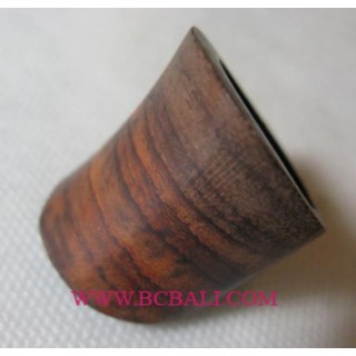 Fashion Wooden Finger Rings Handmade