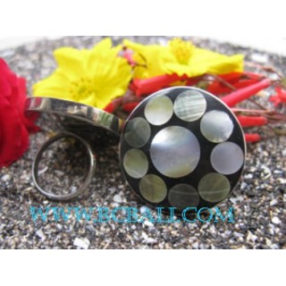 Ladies Steel Finger Rings Shell