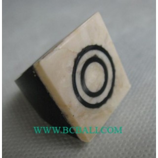 Natural Handmade Finger Ring Resin