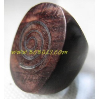 Organic Wooden Natural Rings