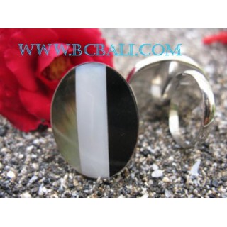 Sea Shell Steel Finger Rings