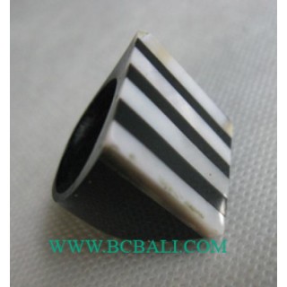 Square Sea Shell Finger Rings